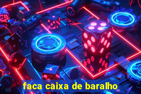 faca caixa de baralho